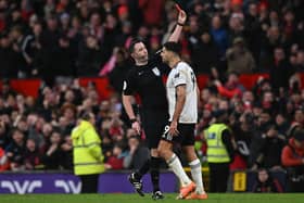 LENGTHY BAN: For Fulham's Serbian striker Aleksandar Mitrovic, right. Photo by PAUL ELLIS/AFP via Getty Images.
