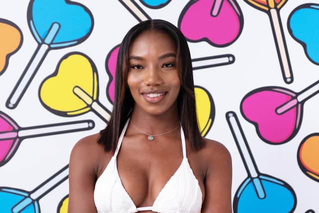 Chyna Mills, of Leeds, is cracking on in the Love Island Villa (Photo: ITV)
