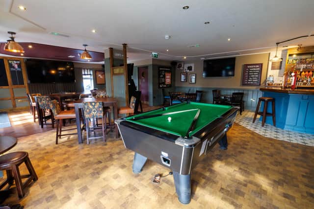 New sports bar area