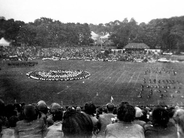 Children's Day at Roundhay Park in the summer of 1955.