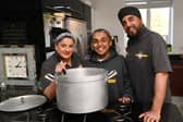 Aky and Tina Suryavansi, pictured with son Akash, run the Homeless Hampers charity in Leeds which helps to feed hundreds in need each week and has just been announced as a recipient of the King's Award for Voluntary Service. Photo: Jonathan Gawthorpe.