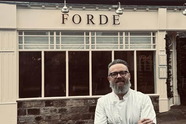 Matt Healy outside Forde in Horsforth. (Pic credit: Forde Restaurants)
