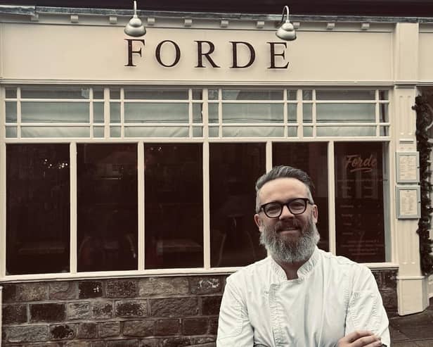 Matt Healy outside Forde in Horsforth. (Pic credit: Forde Restaurants)