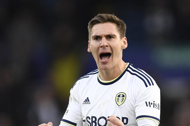 The Austrian has acclimatised well to Premier League life and the partnership alongside Robin Koch appears Leeds' strongest defensive pairing at present (Photo by OLI SCARFF/AFP via Getty Images)