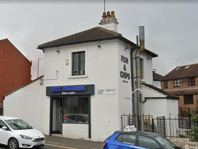 Ritz Fisheries, Lower Wortley, has a rating of 4.6 stars from 362 Google reviews. A customer at Ritz Fisheries said: "Best fish and chips around, good portions, crispy batter, nice chips and the curry sauce just completes it. Staff are friendly and polite. Prices very competitive."