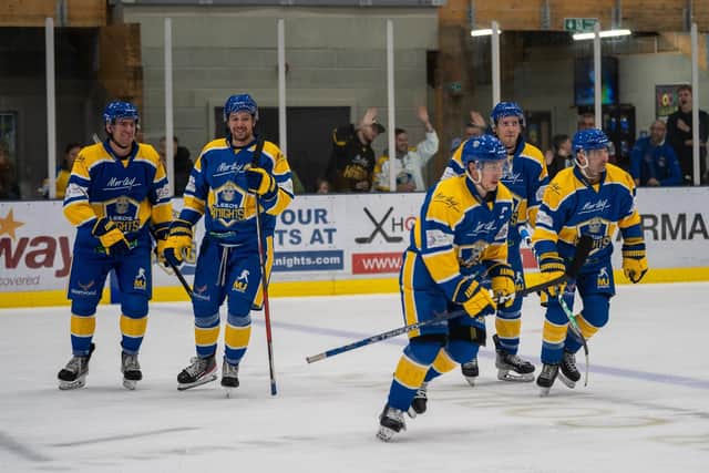 GOOD PROSPECTS: Leeds Knights have enjoyed a promising start to the 2022-23 NIHL National season in their pursuit of silverware. Picture courtesy of Oliver Portamento.
