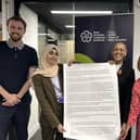 Presentation of the Leeds Online Safety Campaign's open letter to West Yorkshire Deputy Mayor for Policing and Crime Alison Lowe OBE.