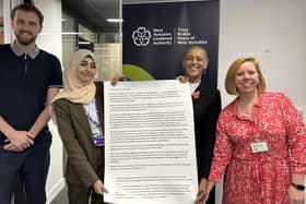 Presentation of the Leeds Online Safety Campaign's open letter to West Yorkshire Deputy Mayor for Policing and Crime Alison Lowe OBE.