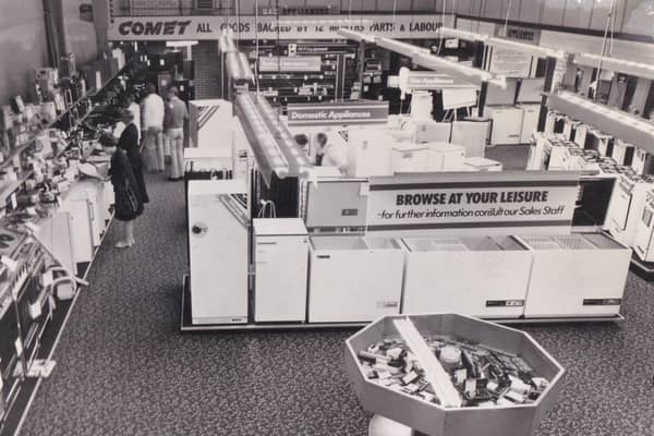 Enjoy these photo memories from inside Comet's Armley Road store in the 1970s.