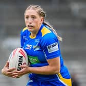 Caitlin Beevers is among the players interview in Blue and Amber Voices: Stories from Leeds Rugby League. Picture by Olly Hassell/SWpix.com.