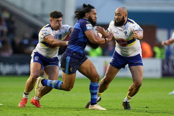 Jorge Taufua in action for Trinity agianst Warrington in May. Picture by Paul Currie/SWpix.com.