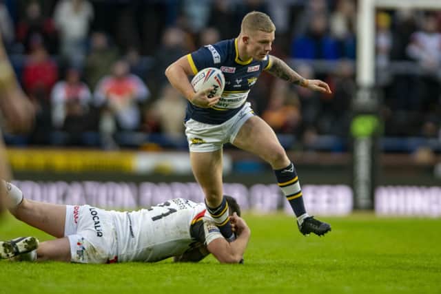 Bailey Aldridge seen in pre-season action for Leeds Rhinos against Bradford Bulls in 2023. Picture by Tony Johnson.