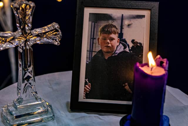 St Margaret's Church, in Horsforth, opened a book of condolences for Alfie Lewis on November 8 after the teenager was fatally stabbed in an incident nearby. Photo: Tony Johnson.