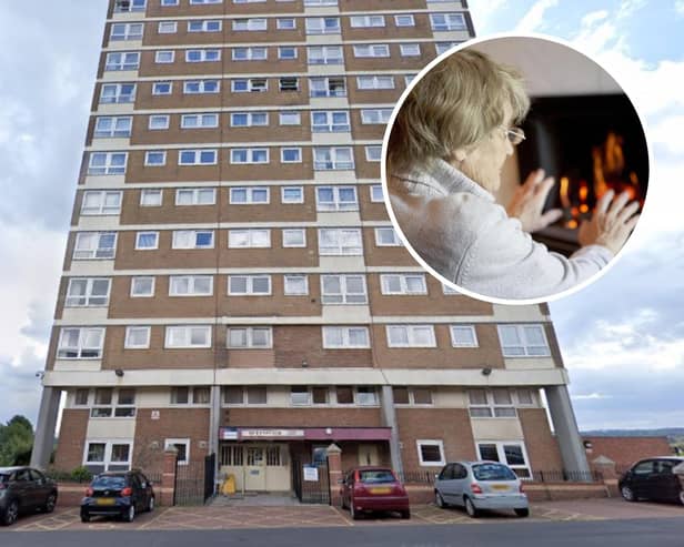 Queensview tower block has been left without its central heating since Saturday morning