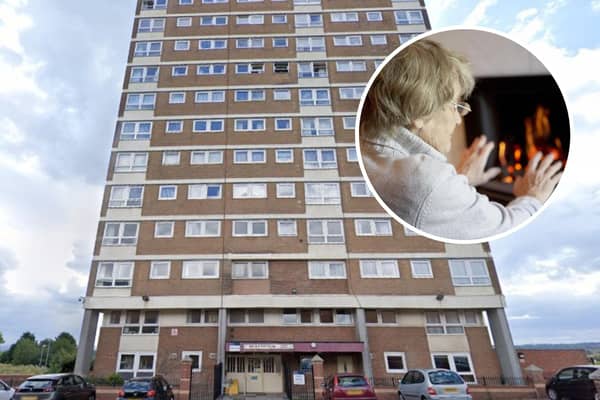 Queensview tower block has been left without its central heating since Saturday morning