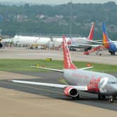 Leeds Bradford Airport planes. (Pic credit: Tony Johnson)
