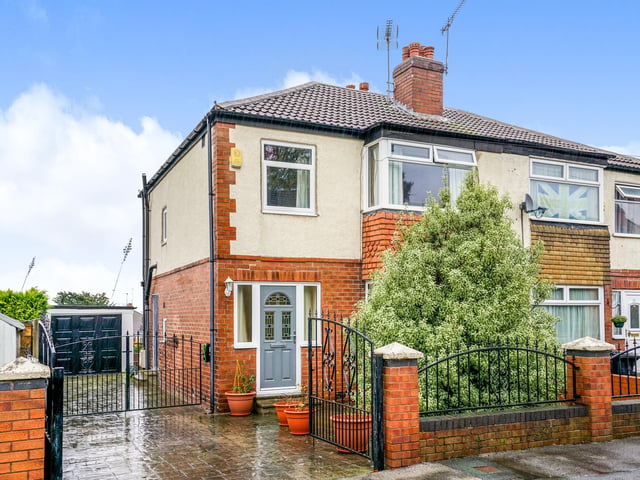 This three bedroom semi-detached house in Beeston is on the market for £200,000.