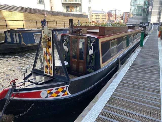 Situated on a permanent mooring on a quiet arm of Clarence Dock, it's an ideal spot from which to explore the city or just cosy up and watch a film in front of the log-burning stove.