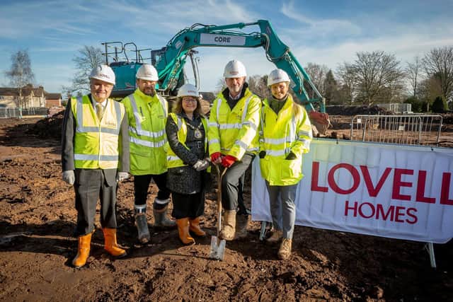 Lovell officially breaks ground on their Beverley development.