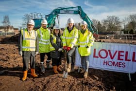 Lovell officially breaks ground on their Beverley development.