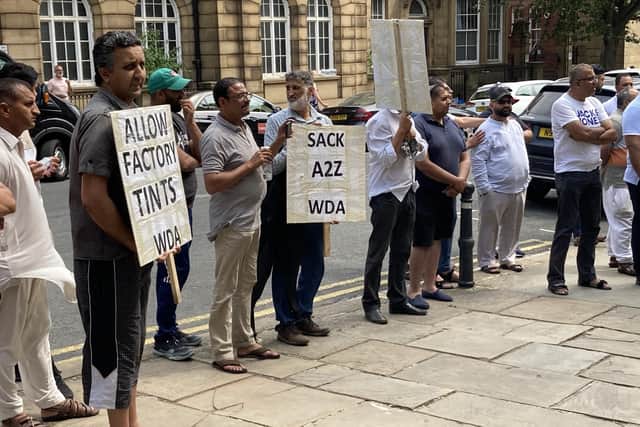 It is the second time this year that members of the Wakefield Drivers Association (WDA) have picketed the town hall over the issue