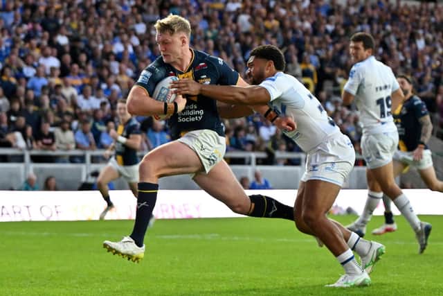 James McDonnell will return to Leeds Rhinos' side for the play-off semi-final against Warrington Wolves. Picture by Matthew Merrick/SWpix.com.