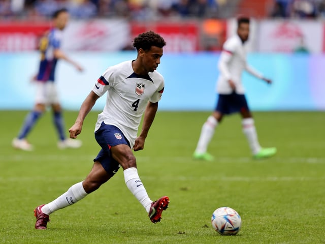 Group B: Iran v USA (7pm). BBC Two. Tyler Adams, pictured, and Brenden Aaronson with USA.
Group B: Wales v England (7pm). BBC One. Dan James with Wales.