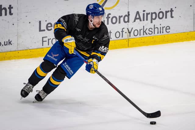 MISSING IN ACTION: Captain and leading points-scorer Kieran Brown will be absent through injury this weekend as Leeds Knights face NIHL National rivals Telford Tigers and Peterborough Phantoms. Picture: Ben Gordon/Knights Media.