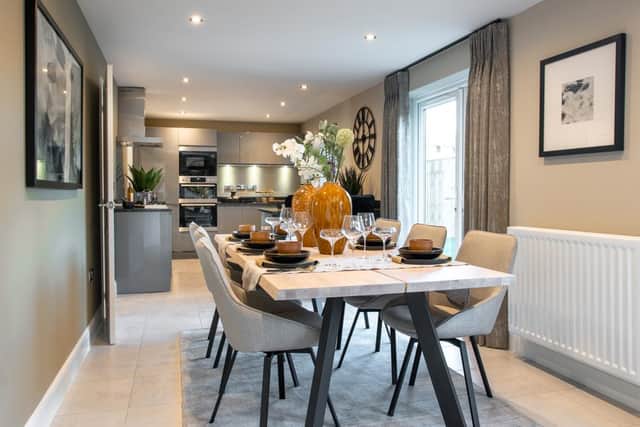 A separate living room gives a great place to watch TV, or read, whilst the extensive dining kitchen gives a family space for work, study, playing and dining.