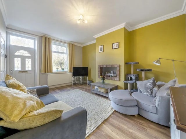 Main access into this captivating Victorian home in the heart of Farsley is into the cosy living room. This is a large reception room which is great for relaxing in year round.