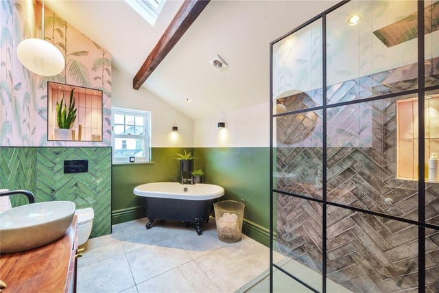 The family bathroom is a masterpiece, with an immaculate four piece suite.