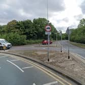 The Top Moor Side/Cemetery Road junction in Holbeck, near the M621, is blocked due to a crash (Photo: Google)