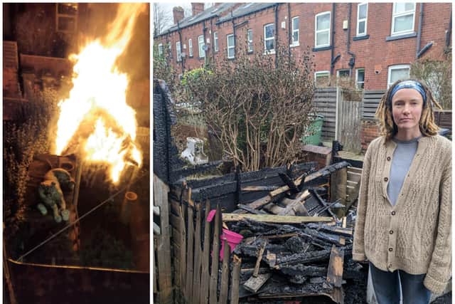 Elena Ginns said that the fire was "traumatising" for her 10-year-old daughter