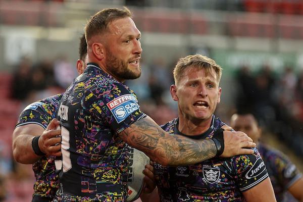 Hull FC: Won 4, lost 3 (LWWWLWL), scored 138, conceded 139, points difference -1, competition points 8.