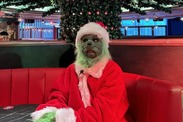 The Light's Stolen Christmas Pop-Up Event with the Christmas Grouch