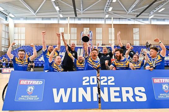 Rhinos' wheelchair side had a superb season, winning the Challenge Cup, topping Super League, but losing to Halifax in the Grand Final. Leeds' Tom Halliwell went on to captain England's World Cup-winning side.