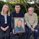 Sabrina's family: Pauline Nimmo (Sabrina's sister), Joseph Brett (Sabrina's brother), Noel Brett (Sabrina's father); courtesy of ITV Anglia