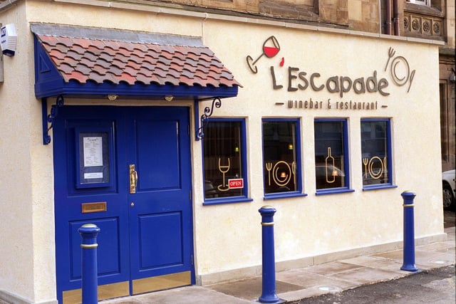 L' Escapade  wine bar and restaurant on Wellington Street.