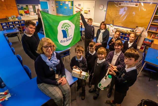 With the help of parents, governors and members of staff, the pupils took on various projects to meet the criteria for the accreditation and help protect the planet. Image: James Hardisty