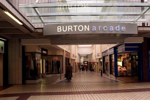The Burton Arcade was demolished to make way for the new Trinity Leeds development.