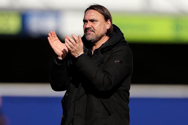 LONDON, ENGLAND - MARCH 15: Daniel Farke, manager of Leeds United, after the Sky Bet Championship match between Queens Park Rangers FC and Leeds United FC at Loftus Road on March 15, 2025 in London, England. (Photo by Harry Murphy/Getty Images)
