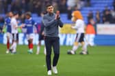'VERY IMPRESSIVE': Young Portsmouth manager John Mousinho. Photo by Gary Oakley/Getty Images.