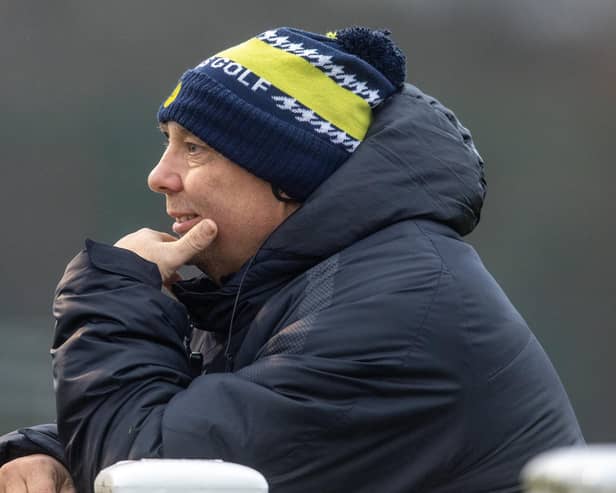 DEFENCE-MINDED: Leeds Tykes' director of rugby Pete Seabourne. Picture: Tony Johnson.