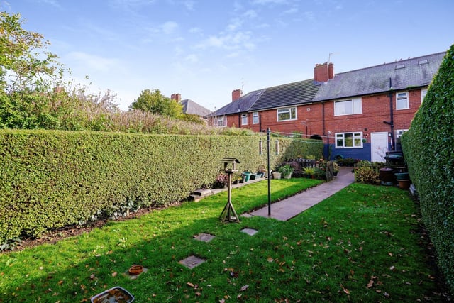 Outside, there is off street parking to the front of the property and a large rear garden with mature borders, a lawned area and a patio area, perfect for families and entertaining.