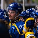 TRIPLE-WHAMMY: Cullen McLean scored a hat-trick in the 5-1 win in Romford. Pic: Charlotte Clark/Knights Media.
