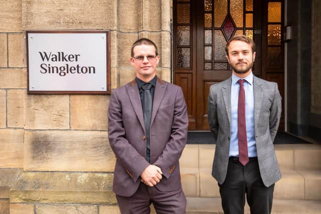 Promotions - Adam Powell (left) and Jack Spencer have both been promoted by Walker Singleton