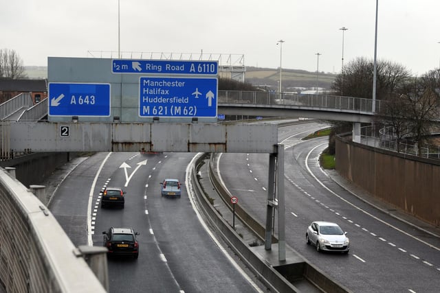 Ongoing works on the M621, means rush hour can be particularly challenging along the key city route.