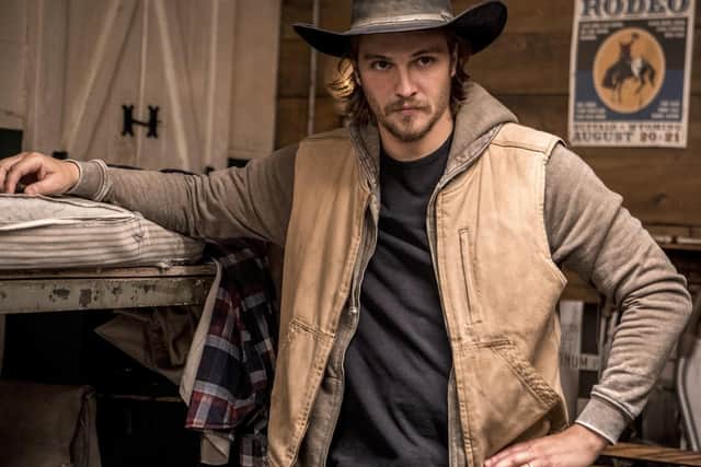 Luke Grimes stars as Kayce, another member of the Dutton family, in the Channel 5 drama Yellowstone (Picture courtesy of Channel 5)