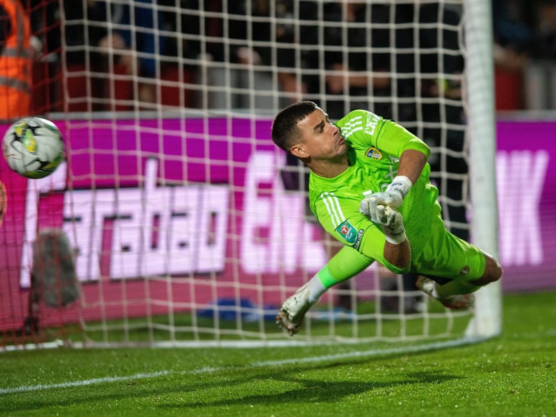 Might have done better with the goal. There when called upon otherwise. (Pic: Bruce Rollinson)