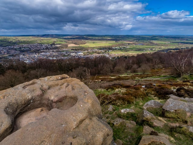 Walkers can enjoy spectacular views across the market town of Otley from the Chevin, which boasts a large park network of woodland paths awash with autumn colours, and panoramic views of the Wharfe Valley.